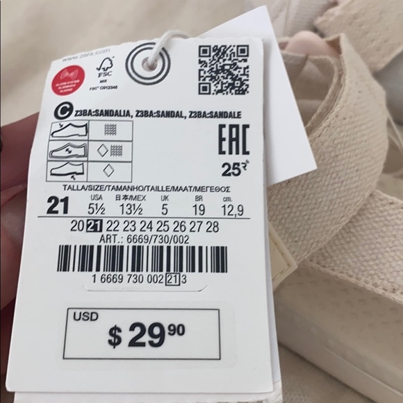 Zara fabric sandal - Picture 5 of 5